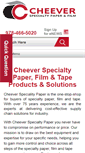 Mobile Screenshot of cheeverspecialty.com